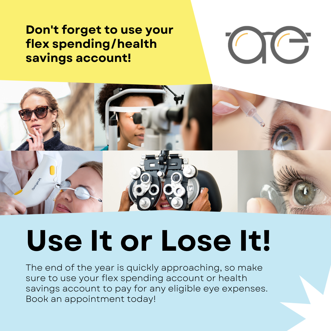 Can I use a FSA or HSA card on eye wear?